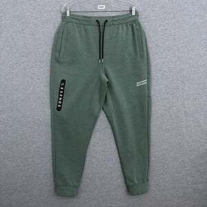 Legends Hawthorne Men's Large Green Vertical Zip Pocket Jogger Pants